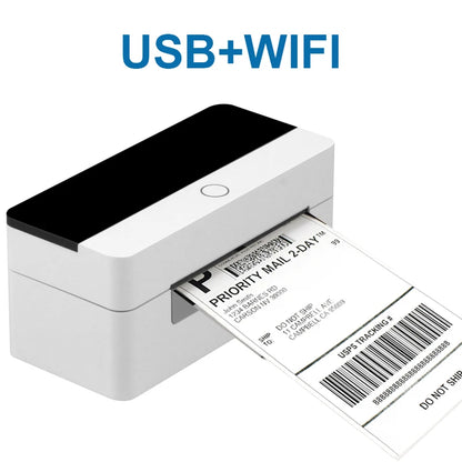 High Speed Desktop USB Bluetooth Thermal Printer Label Maker Sticker Shipping Label Barcode Printer for Express Label