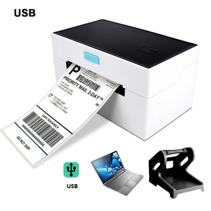 High Speed Desktop USB Bluetooth Thermal Printer Label Maker Sticker Shipping Label Barcode Printer for Express Label