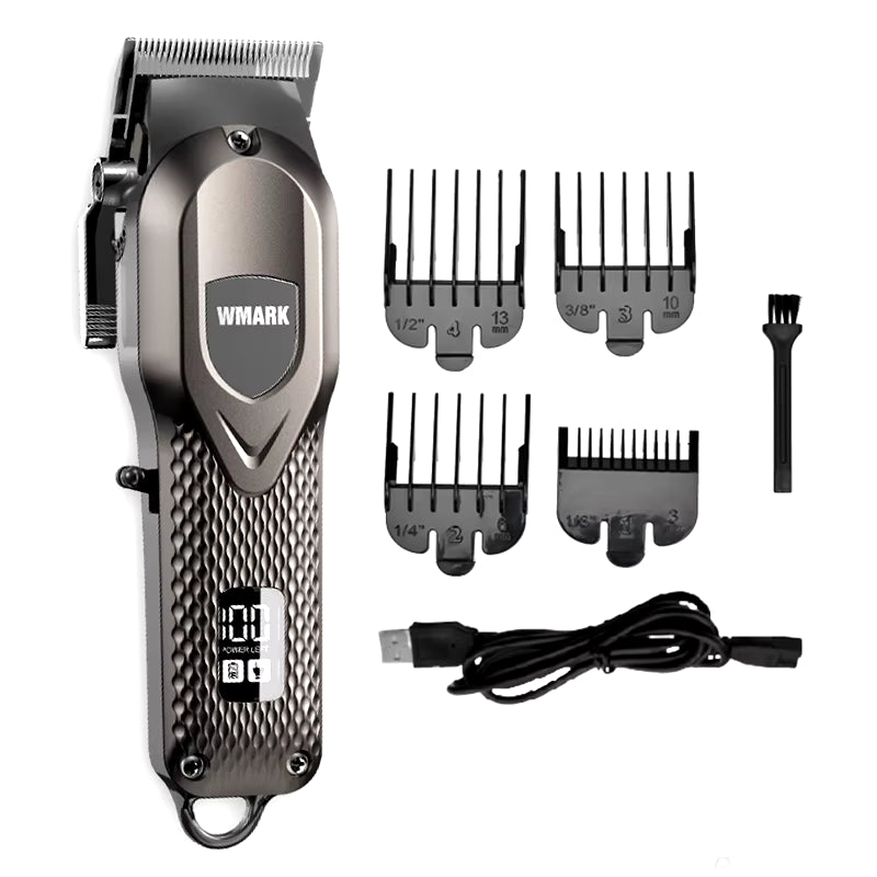 WMARK 7000RPM NG-119 Hairdresser Professional Charging Oil Head Electric Pusher with LED Display