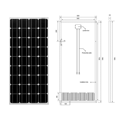 Flexible Solar Panel 12V Kits 240W 360W 480W 600W 720W Charge Controller Cable for Battery RV Trailer Boat Cabin Caravan Truck