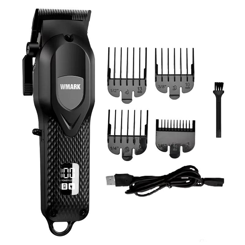 WMARK 7000RPM NG-119 Hairdresser Professional Charging Oil Head Electric Pusher with LED Display